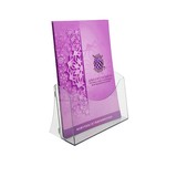 A4 Size Brochure Display Stand Plastic Box Stand (Assemblyable) Suitable For Brochure Display