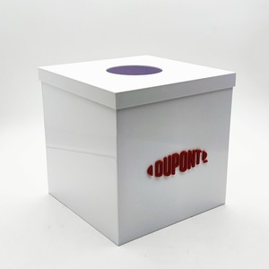 定制亞克力抽獎盒收納盒 適用於活動抽獎投票, 透明壓克力展示盒接受訂製logo