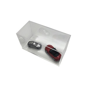 客戶定制六面透明防塵盒/現代亞克力玩具展示櫃防塵盒大型裝飾品保護工具, 玩具汽車展示盒