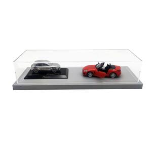 长方形亚克力车模型防尘收藏展示盒木制底座